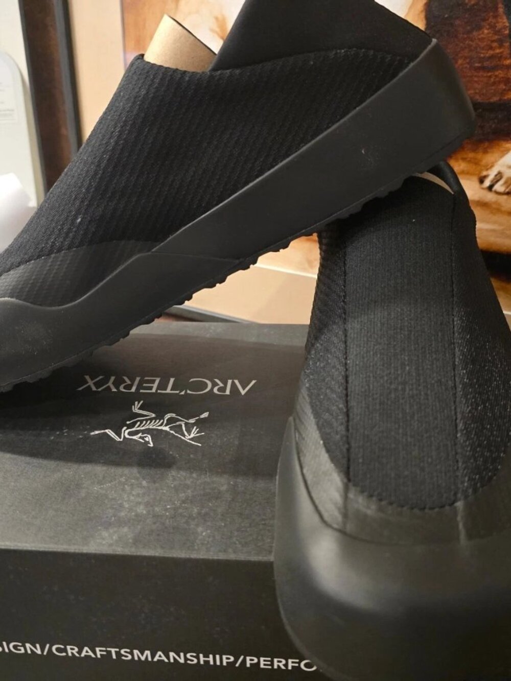 Arc'teryx Men’s Shoes Kragg Approach Black / Black Sneakers Size 13 Slide NEW